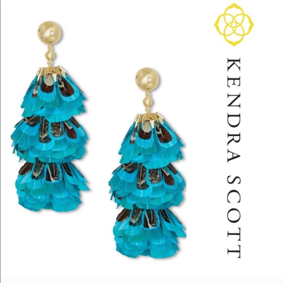 •Kendra Scott• Lenni Feather Earrings